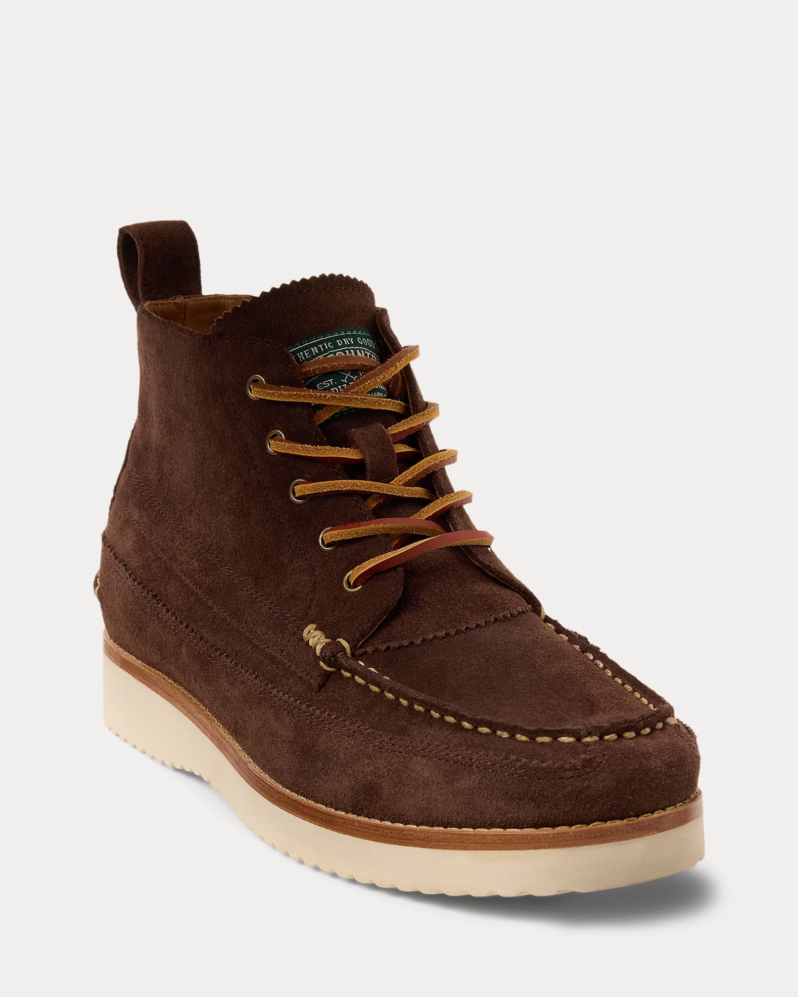 Polo Ralph Lauren Ranger Suede Workboot - Dark Brown - LuxxeCoast