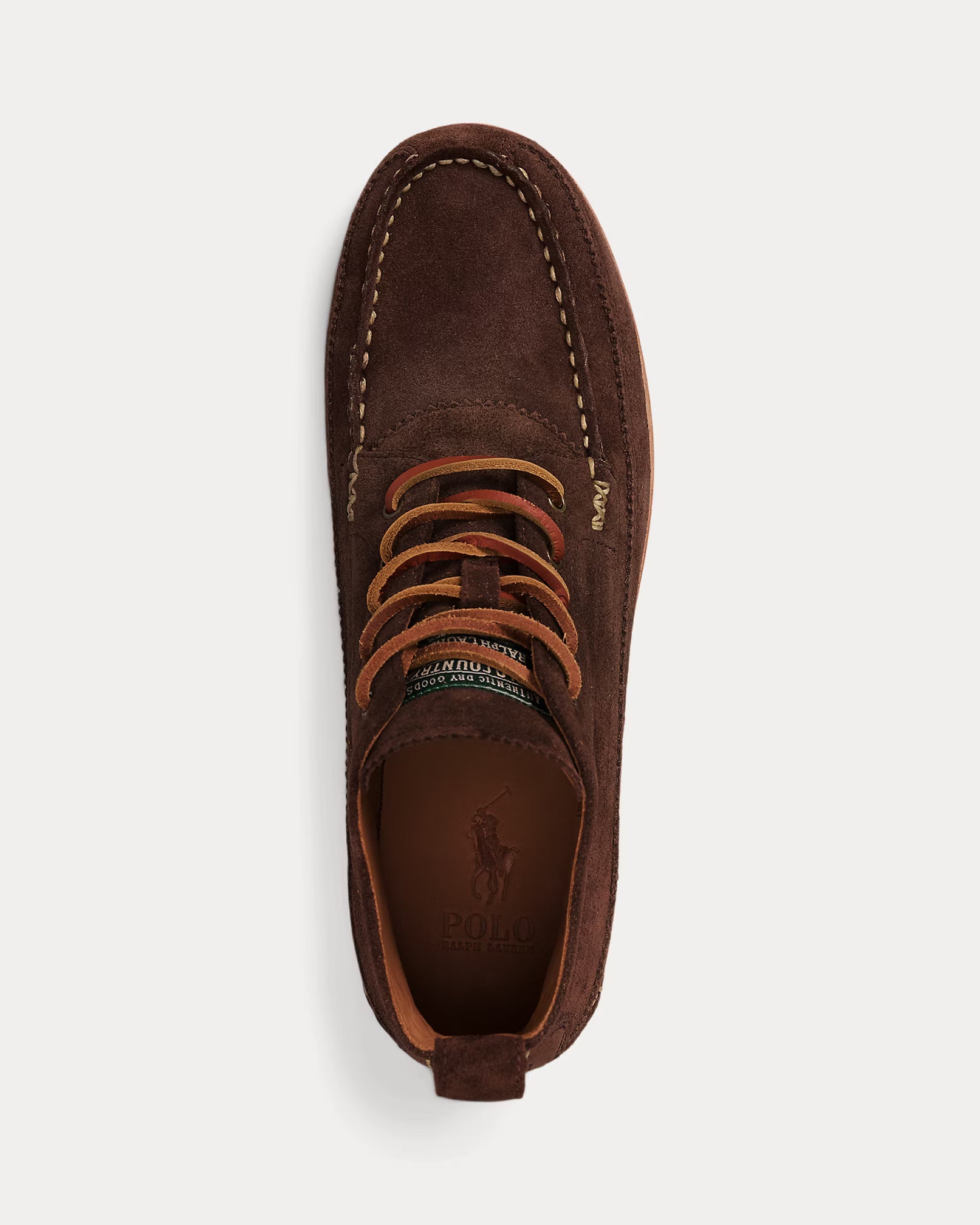 Polo Ralph Lauren Ranger Suede Workboot - Dark Brown - LuxxeCoast
