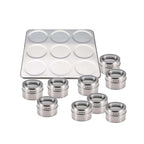 MASTERPRO 10 Piece Spice Storage Set with Magnetic Holder
