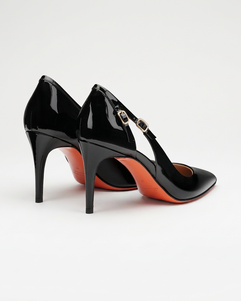 Shoes with the almost-white grey studio background, retaining the original square framing