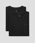 GANT 2-Pack V-Neck T-Shirts - Black