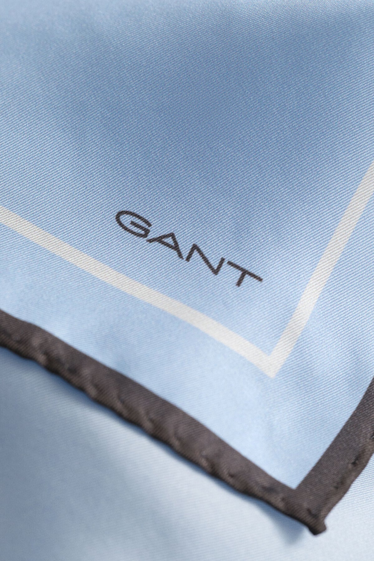 GANT Classic Printed Pocket Square - Fresh Blue