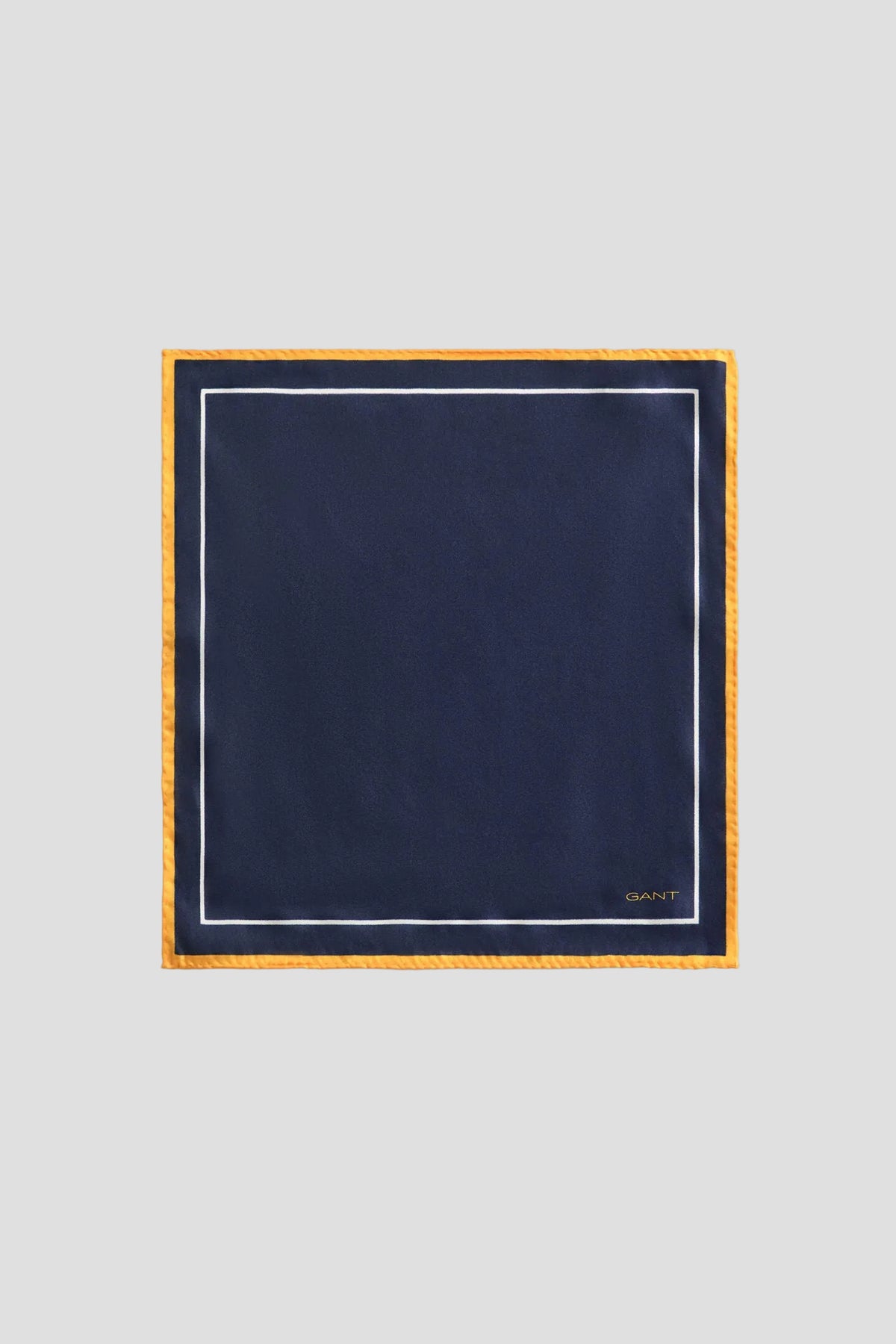 GANT Classic Printed Pocket Square - Classic Blue