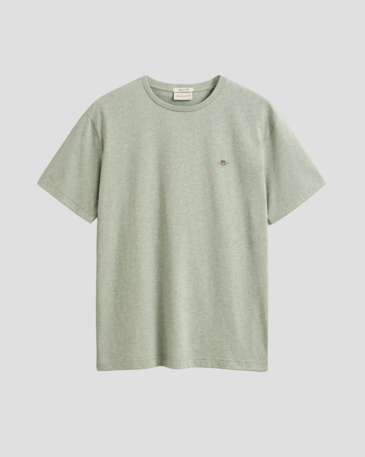GANT Regular Shield T-Shirt - Soft Green Melange