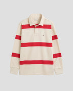 GANT Striped Rugger – Creamed White