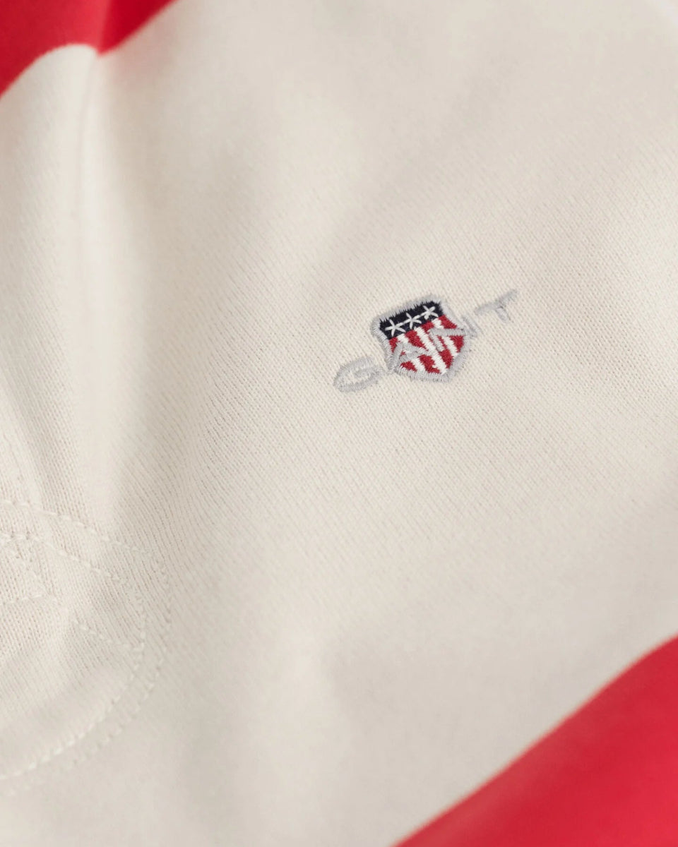 GANT Striped Rugger – Creamed White