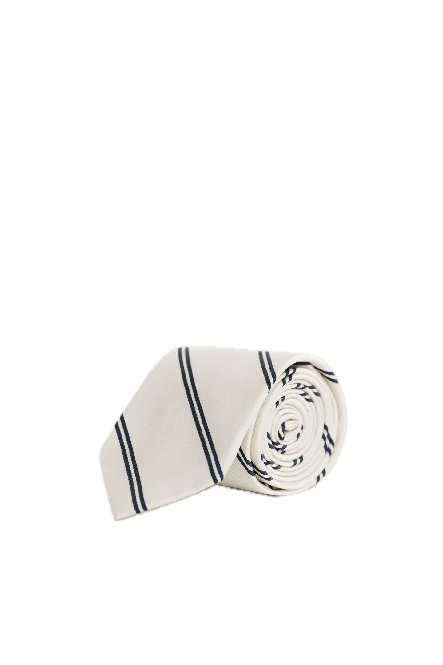 GANT Striped Tie - Cream