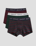 GANT 3-Pack Striped Trunks Gift Box - Tartan Green