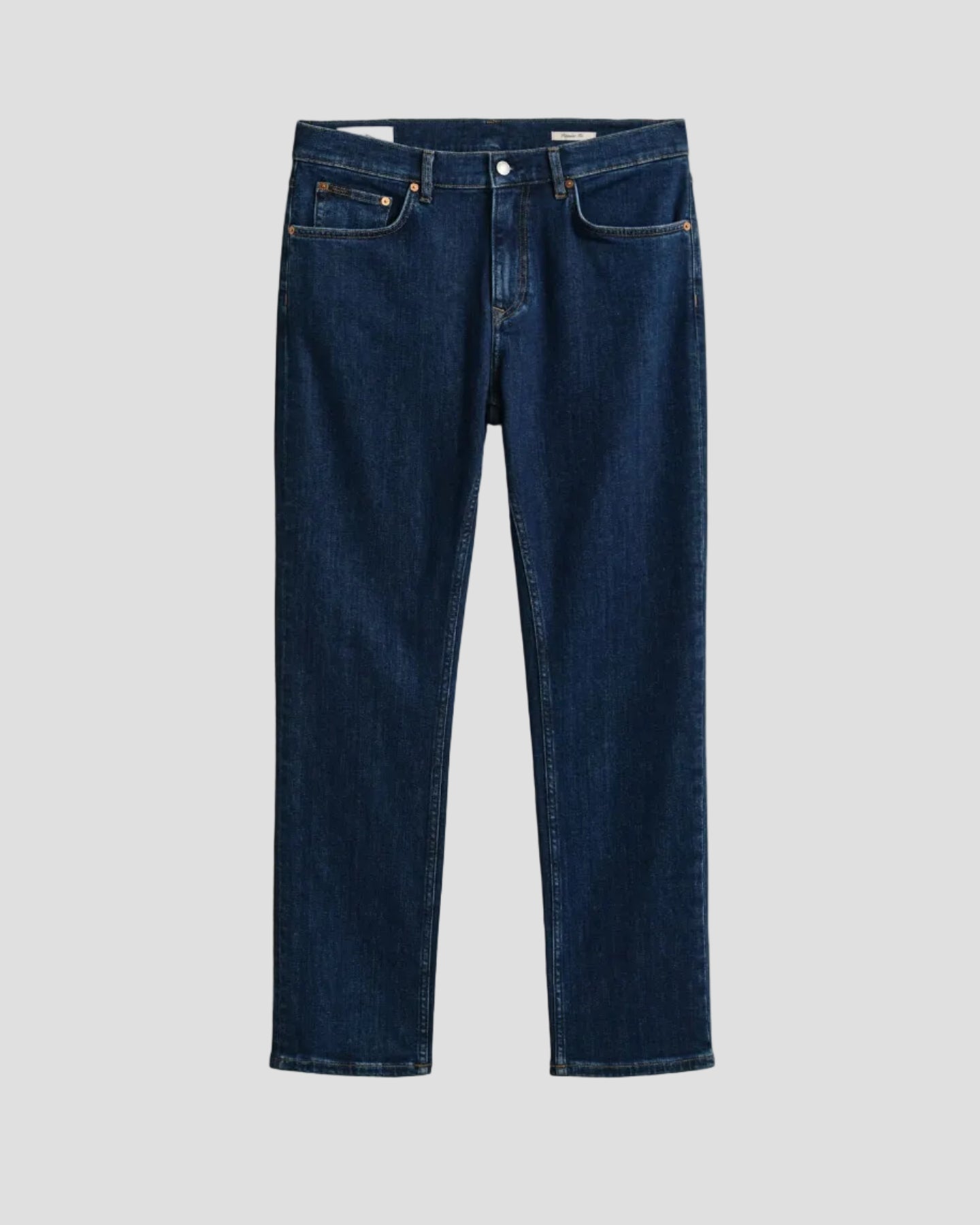 GANT Regular Fit Clean Wash Jeans - Mid Blue