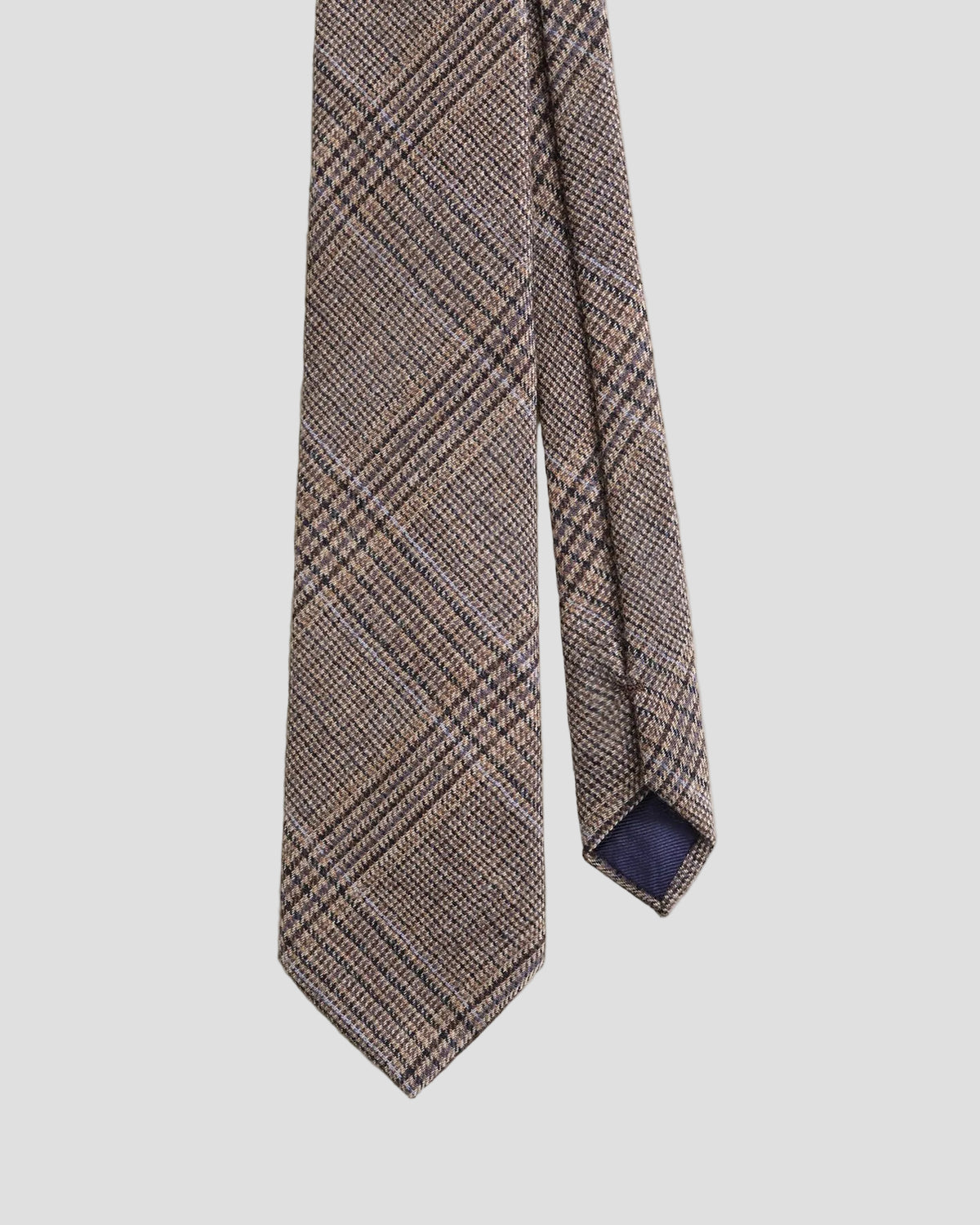 GANT Glen Check Tie - Light Taupe