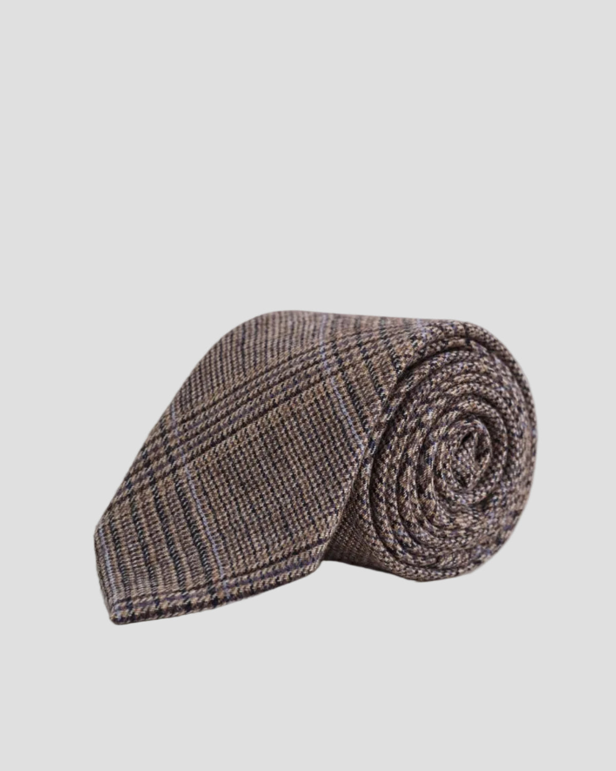GANT Glen Check Tie - Light Taupe