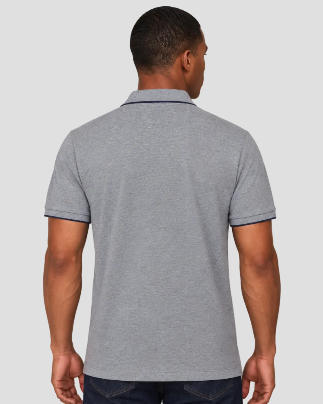 Hackett Heritage Classic Fit Short Sleeve LRC Polo - Ash Grey